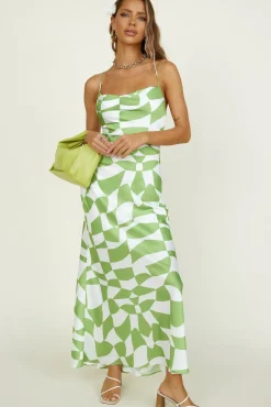Casual Dresses|Maxi Dresses>Hello Molly Above It All Maxi Dress Green