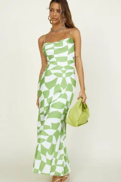 Casual Dresses|Maxi Dresses>Hello Molly Above It All Maxi Dress Green