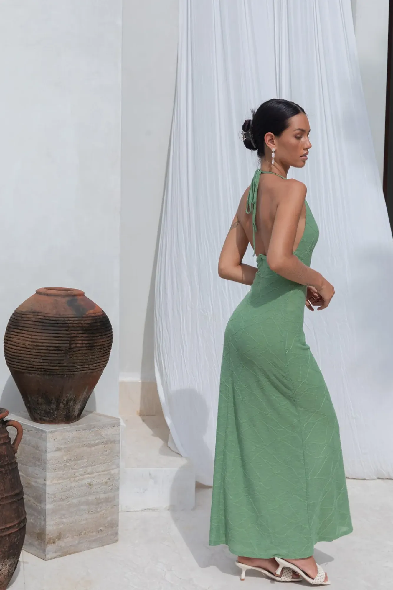 Wedding Guest Dresses|Cocktail Dresses>Hello Molly Adano Maxi Dress Green