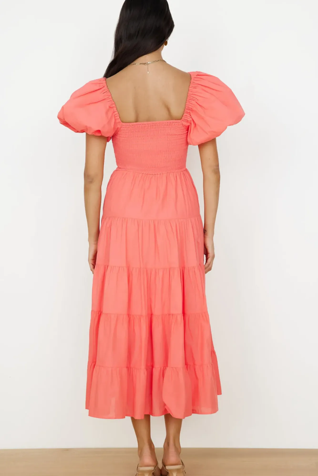Spring Break Dresses|Bump Friendly>Hello Molly Adela Maxi Dress Orange
