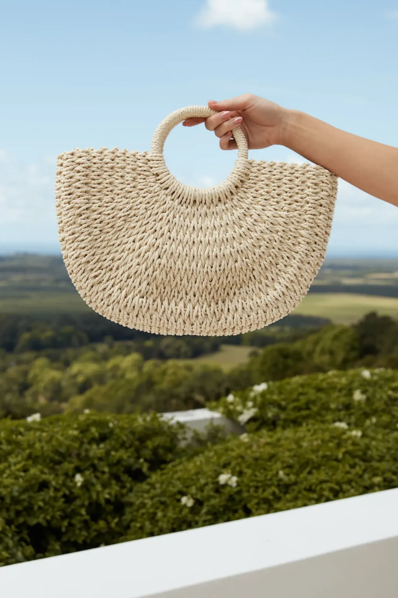 Bags>Hello Molly Adventure Awaits Wovenbag Natural