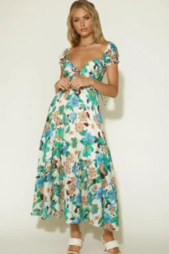 Maxi Dresses>Hello Molly Afternoon Glow Maxi Dress Floral
