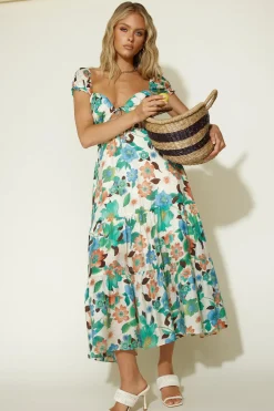 Maxi Dresses>Hello Molly Afternoon Glow Maxi Dress Floral
