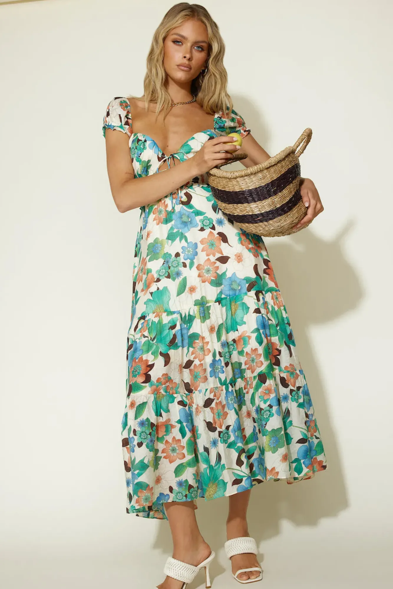Maxi Dresses>Hello Molly Afternoon Glow Maxi Dress Floral