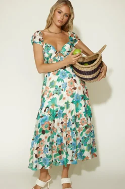 Maxi Dresses>Hello Molly Afternoon Glow Maxi Dress Floral