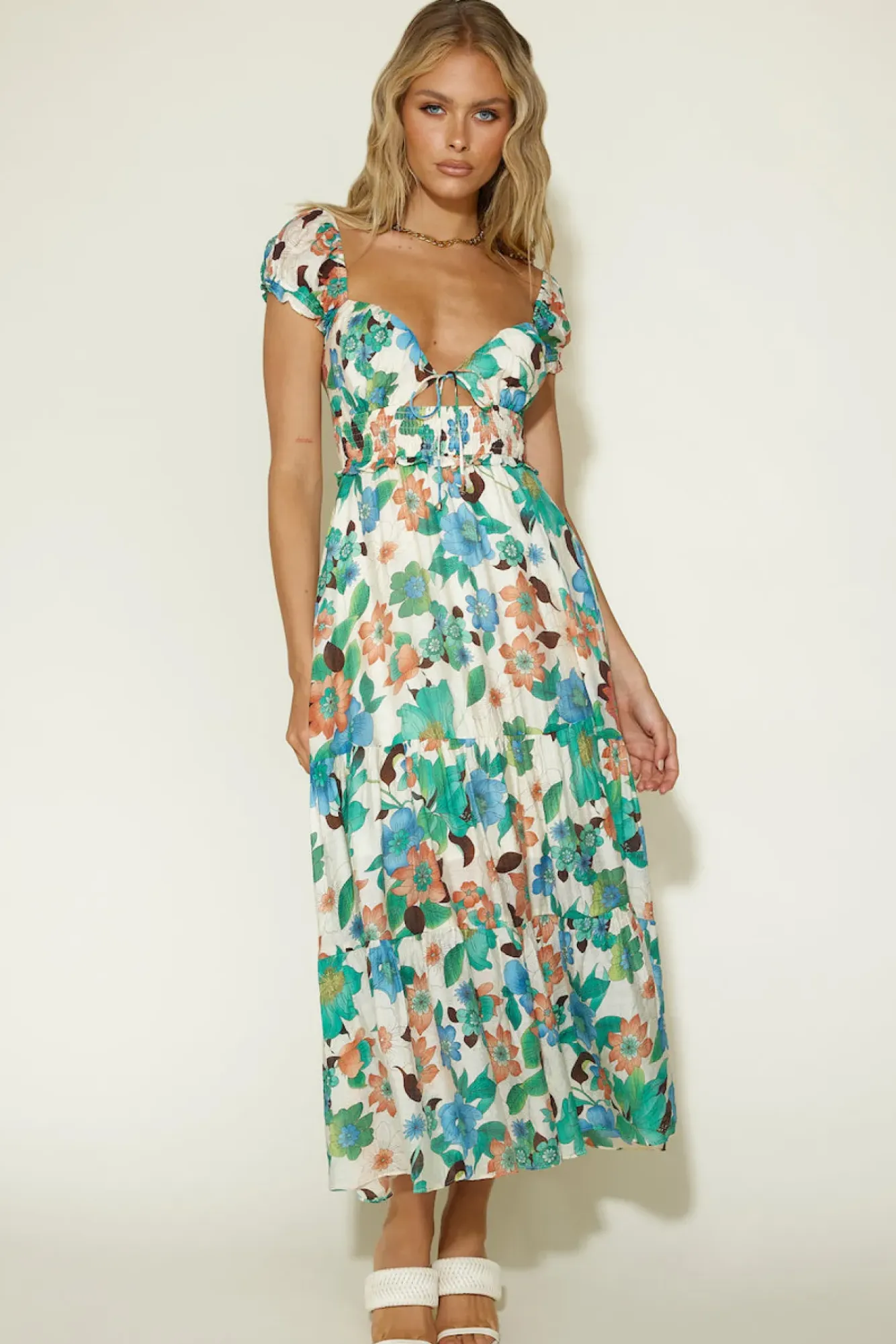 Maxi Dresses>Hello Molly Afternoon Glow Maxi Dress Floral