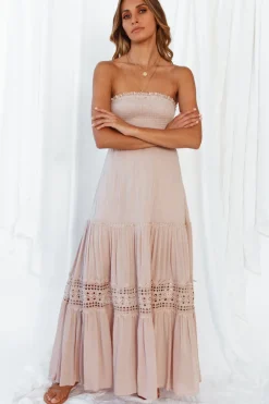 Wedding Guest Dresses|Bridesmaid Dresses>Hello Molly Agatha Maxi Dress Mocha