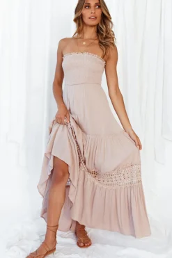 Wedding Guest Dresses|Bridesmaid Dresses>Hello Molly Agatha Maxi Dress Mocha