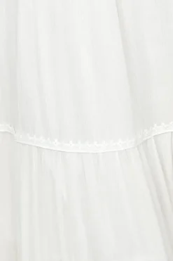Spring Break Dresses|Bump Friendly>Hello Molly Agatha Maxi Dress White