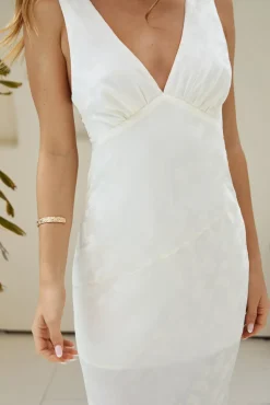 Cocktail Dresses|Summer Dresses>Hello Molly Alba Maxi Dress Cream