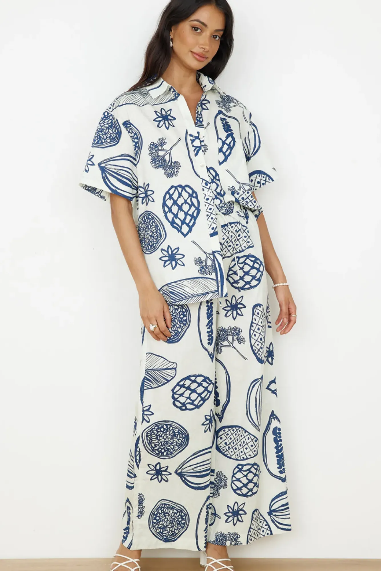Two-Piece Pants Set>Hello Molly All Aboard Set Navy