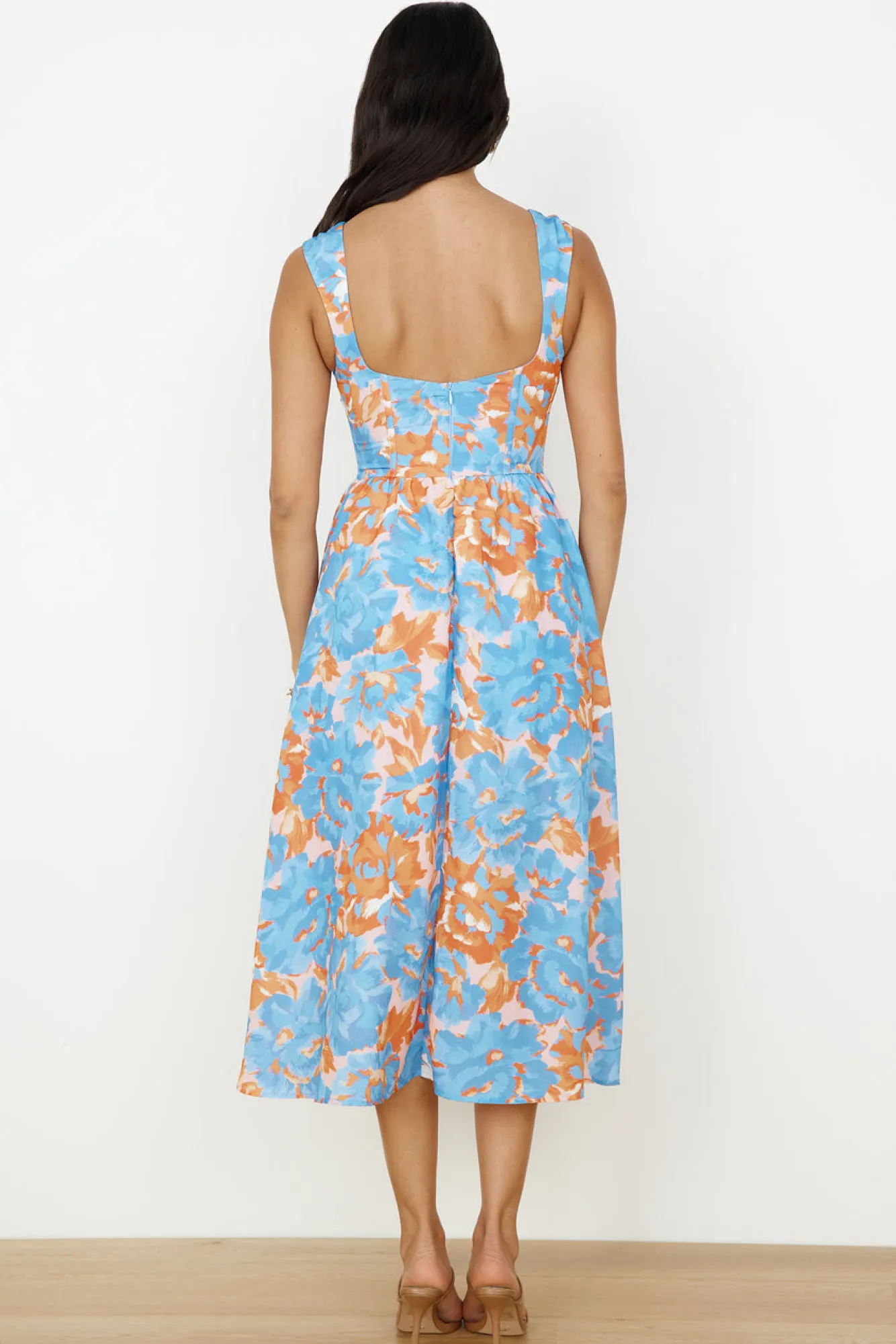 Brunch Dresses|Casual Dresses>Hello Molly All Day Midi Dress Blue