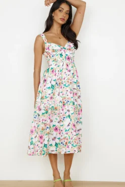 Vacation Dresses|Spring Break Dresses>Hello Molly All Day Midi Dress Multi
