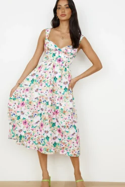 Vacation Dresses|Spring Break Dresses>Hello Molly All Day Midi Dress Multi