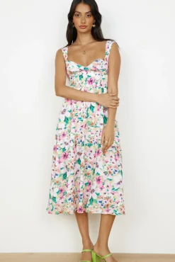 Vacation Dresses|Spring Break Dresses>Hello Molly All Day Midi Dress Multi