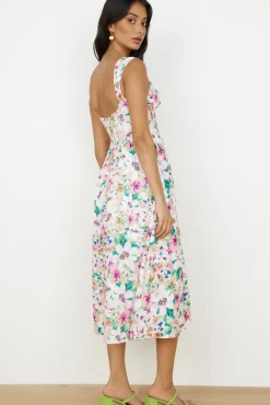Vacation Dresses|Spring Break Dresses>Hello Molly All Day Midi Dress Multi