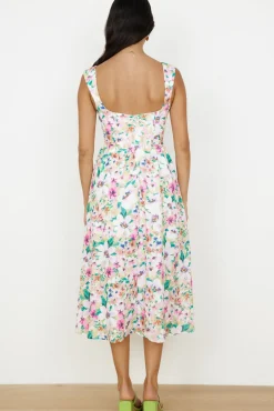 Vacation Dresses|Spring Break Dresses>Hello Molly All Day Midi Dress Multi