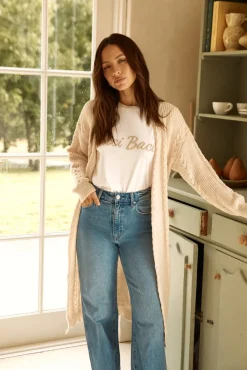 Cardigans|Long Sleeve>Hello Molly All I Needed Cardigan Cream