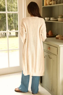 Cardigans|Long Sleeve>Hello Molly All I Needed Cardigan Cream
