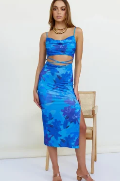 Vacation Dresses|Spring Break Dresses>Hello Molly All Night Maxi Dress Blue