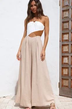 Jumpsuits|Rompers>Hello Molly All spaced out Jumpsuit Beige