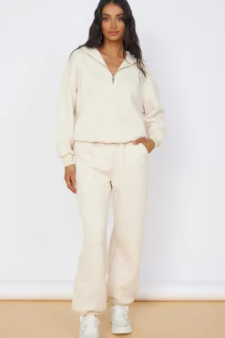 Long Sleeve|Cropped>Hello Molly All Year Round Set Beige