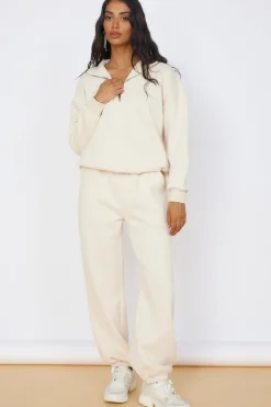 Long Sleeve|Cropped>Hello Molly All Year Round Set Beige