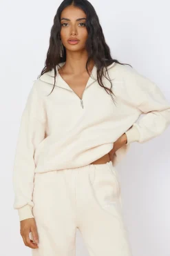 Long Sleeve|Cropped>Hello Molly All Year Round Set Beige