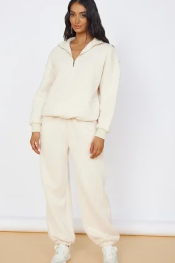 Long Sleeve|Cropped>Hello Molly All Year Round Set Beige