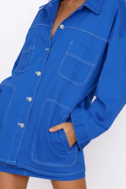 Skirts>Hello Molly Almost Had You Skirt Denim