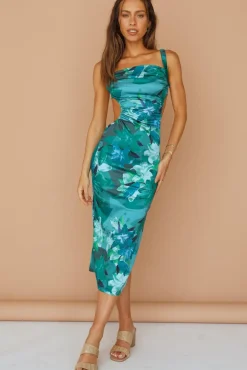 Vacation Dresses|Spring Break Dresses>Hello Molly Aloe Relief Maxi Dress