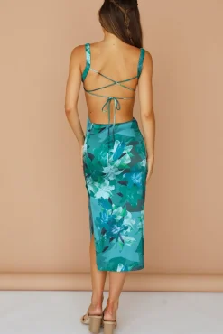 Vacation Dresses|Spring Break Dresses>Hello Molly Aloe Relief Maxi Dress