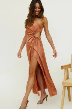 Wedding Guest Dresses|Formal Dresses>Hello Molly Althea Maxi Dress Brown