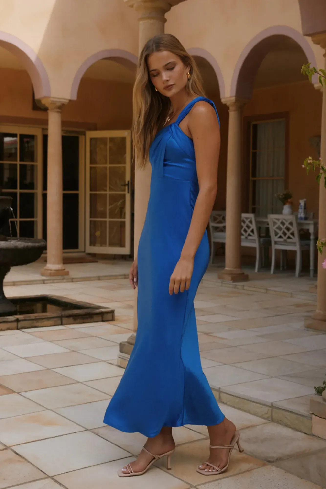 Wedding Guest Dresses|Formal Dresses>Hello Molly Amara Dreams Maxi Dress Blue