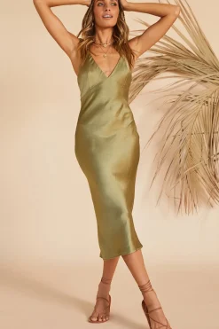 Cocktail Dresses|Bridesmaid Dresses>Hello Molly Amaryllis Midi Dress Green