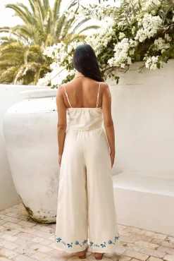 Two-Piece Pants Set>Hello Molly Among The Vines Set Beige
