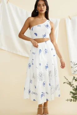 Skirt And Top Sets>Hello Molly Andiamo Set Blue