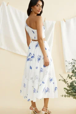 Skirt And Top Sets>Hello Molly Andiamo Set Blue
