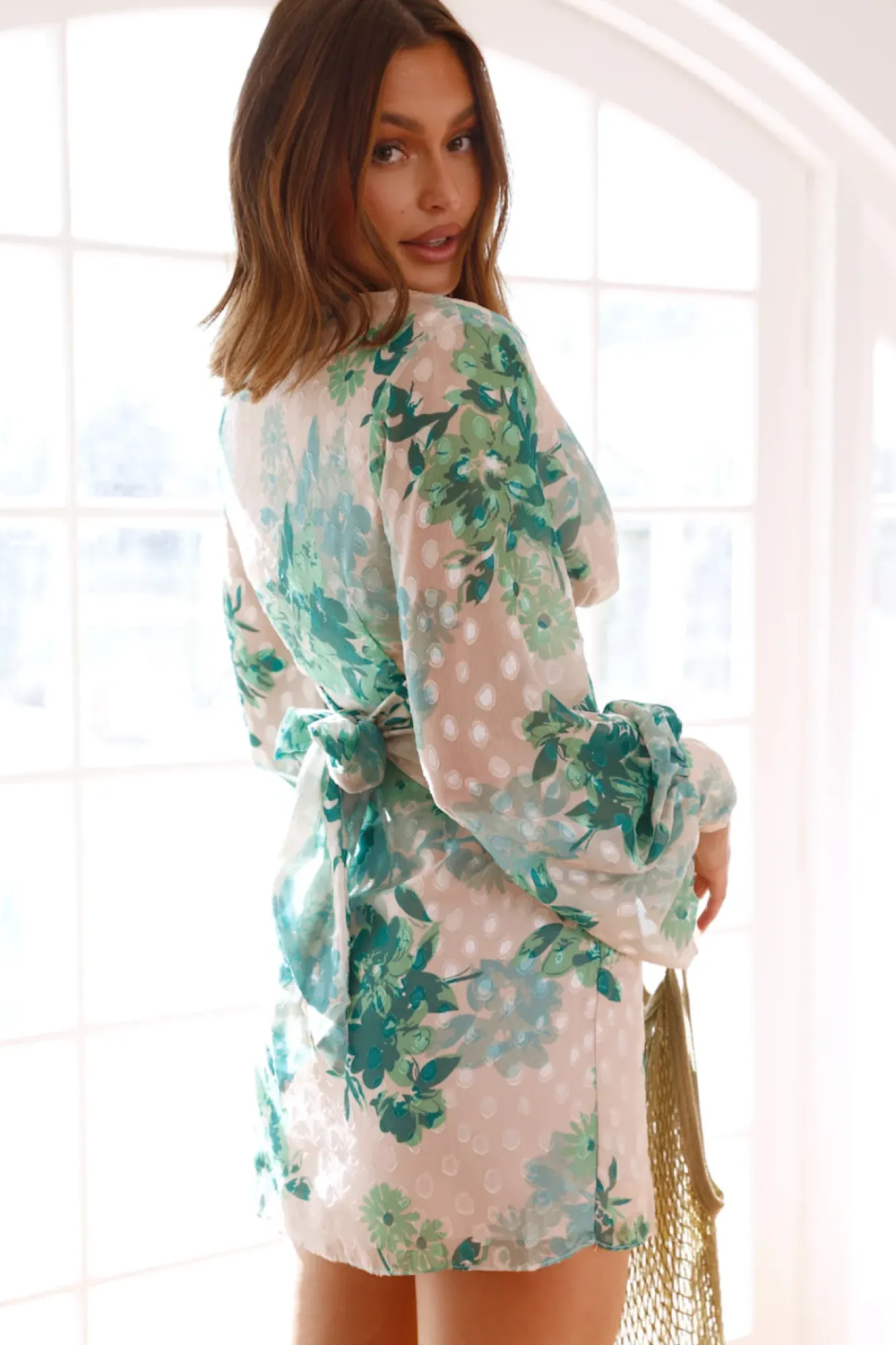 Spring Break Dresses|Date Night Dresses>Hello Molly Aneola Dress Green
