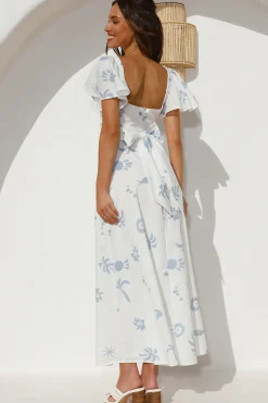 Vacation Dresses|Spring Break Dresses>Hello Molly Angel Baby Maxi Dress Blue