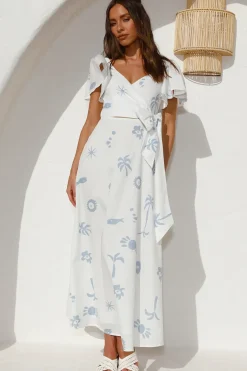 Vacation Dresses|Spring Break Dresses>Hello Molly Angel Baby Maxi Dress Blue