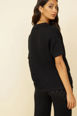 Pants>Hello Molly Angel Face Pants Black