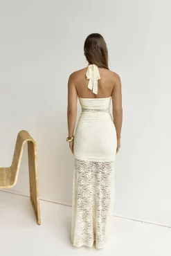 Wedding Guest Dresses|Formal Dresses>RUNAWAY THE LABEL Annika Maxi Dress Lemon
