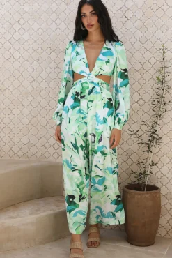 Rompers|Jumpsuits>Hello Molly Another Life Jumpsuit Green