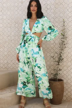 Rompers|Jumpsuits>Hello Molly Another Life Jumpsuit Green