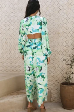 Rompers|Jumpsuits>Hello Molly Another Life Jumpsuit Green