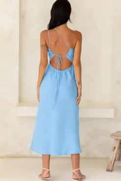 Vacation Dresses|Spring Break Dresses>Hello Molly Apple Pie Midi Dress Blue