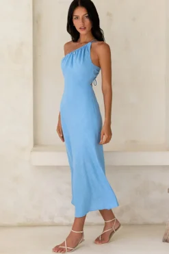 Vacation Dresses|Spring Break Dresses>Hello Molly Apple Pie Midi Dress Blue