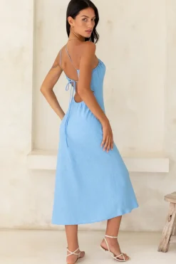 Vacation Dresses|Spring Break Dresses>Hello Molly Apple Pie Midi Dress Blue