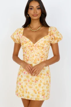 Brunch Dresses|Casual Dresses>Hello Molly April Dreams Dress Yellow